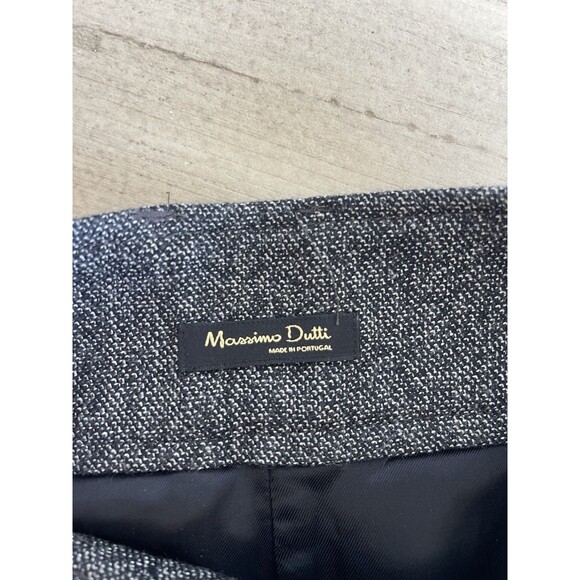 Massimo Dutti Wool Blend A line Skirt EU 36 US 4 Perfect for fall with boots - Picture 5 of 7